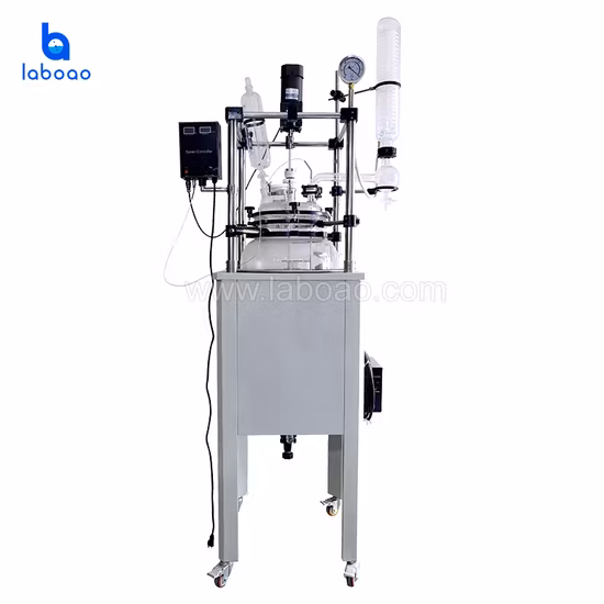 Lab Scale Equipment Single Layer Heater Glass Reactor Manufacturer