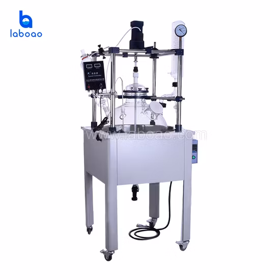 Lab Scale Equipment Single Layer Heater Glass Reactor Manufacturer
