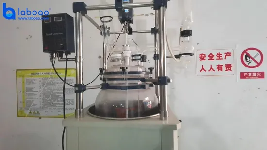 Lab Scale Equipment Single Layer Heater Glass Reactor Manufacturer