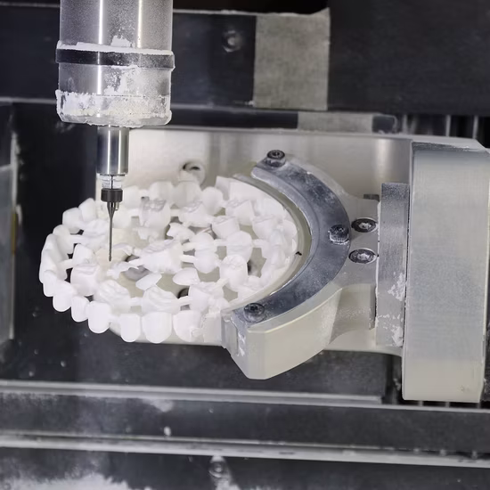 Fresadora de grabado de Zirconia con leva CAD Dental CNC de 5 ejes para laboratorio Dental, la mejor fresadora Dental barata de China