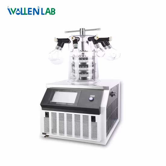 Lab Small Low Temperature Vacuum Bench Top Freeze Dryer