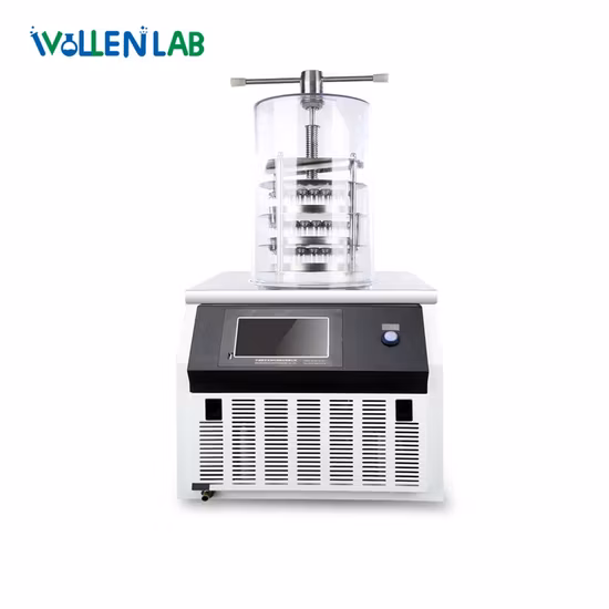 Lab Small Low Temperature Vacuum Bench Top Freeze Dryer