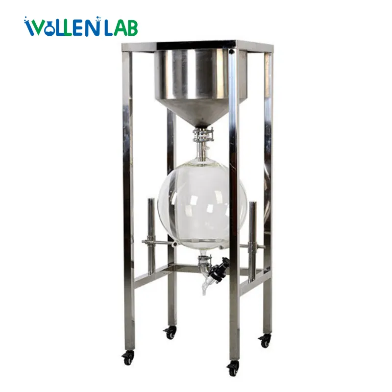 Embudos de separación de filtros de vacío industriales y de laboratorio grandes para filtración al vacío